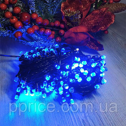 Гірлянда світлодіодна 9м Six Cornerled 100 LED синє світло, фото 1