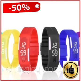 Дитячі годинники браслет Sport Led Watch, електронні годинники браслет для дітей