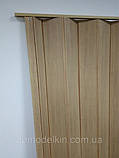 Гармошкою ширма бук 820х2030х0,6 мм 503 розсувні міжкімнатні пластикова глуха, фото 2