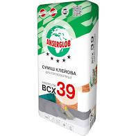 Суміш клейова для теплоізоляції ANSERGLOB BCX 39 25кг