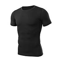 Чоловіча футболка Lesko A159 Black XL тактична армійська з коротким рукавом 9 шт., фото 3