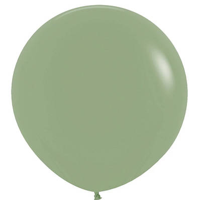 S 24" Deluxe Eucalyptus Betallatex Latex Balloons. Латексні кулі круглі без малюнка. Евкаліпт