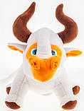 М'яка іграшка Бик білий 40 см білий, фото 2