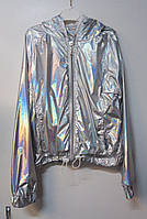 Куртка весняна дівчинка Baby life 158 срібло