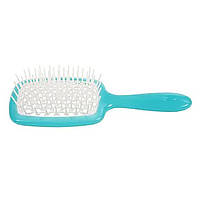 Гребінець для волосся бірюзовий з білим Janeke Superbrush (80060608950)