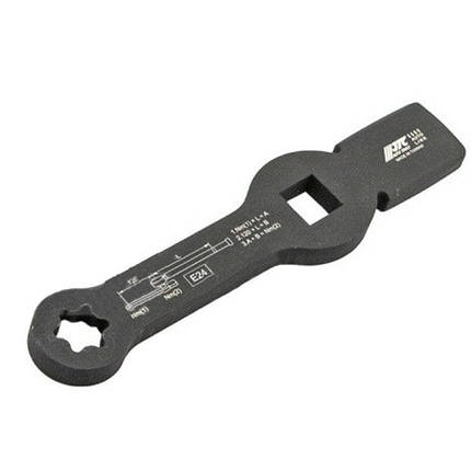 Ключ накидний E24 ударний 5595-E24 JTC, фото 1