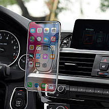 Магнітний автомобільний тримач для смартфона Rock Magnetic Dashboard (Чорний), фото 2