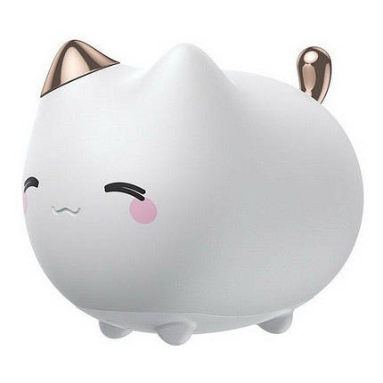 Нічник Baseus Cute Series Kitty Silicone Night Light DGAM-A02 (Білий), фото 2