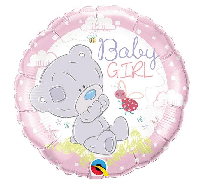 Q18" Tiny Tatty Teddy Baby Girl Foil Balloon - Pkg. Куля фольгована для виписки з пологового будинку Дівчинка, В УП