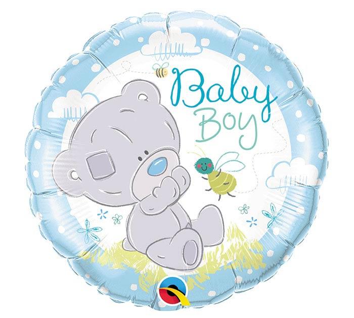 Q18" Tiny Tatty Teddy Baby Boy Foil Balloon - Pkg. Куля фольгована для виписки з пологового будинку хлопчика, В УП