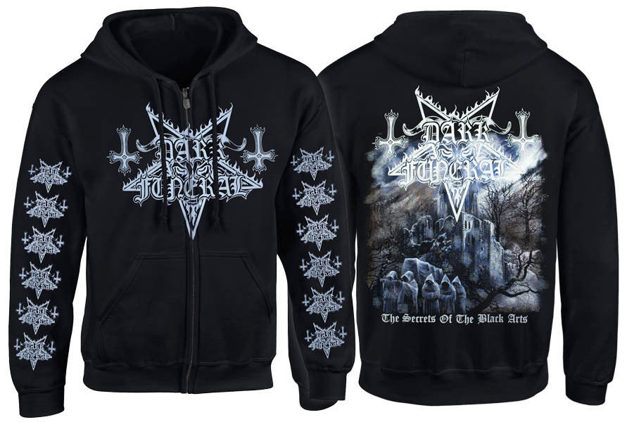 Толстовка на змійці DARK FUNERAL The Secrets Of The Black Arts