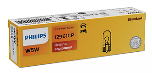 Сигнальні лампи W5W 12 V 5 W W2,1X9,5d Philips Vision 12961 (1 шт.)