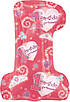 А 19" x 28" 1st Birthday Princess Girl Foil Balloon - Pkg. Фольгована куля Цифра 1 дівчинці, В УП, фото 3