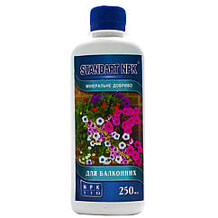 Добриво Standart NPK для балконних рослин 250 мл