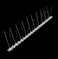 Шипы от птиц противоприсадные металлические 115мм 0.5м. Jacopic Германия