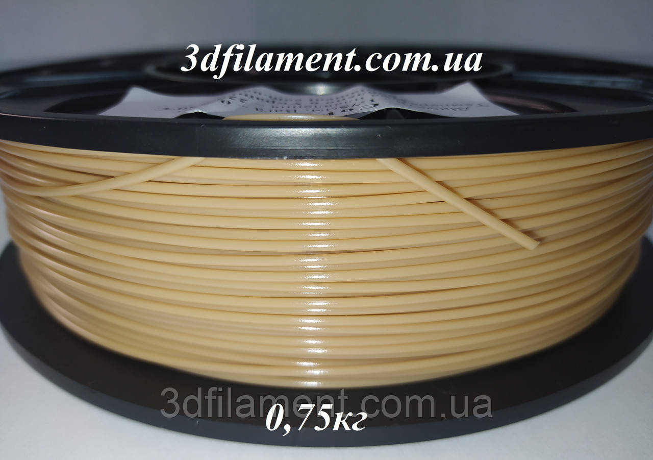 Пластик PetG (Copet) бежевий 1,75mm 0,75кг - фото 4 - id-p1299988848