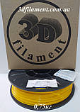 Пластик PetG (Copet) жовтий 1,75 mm 0,75 кг, фото 4