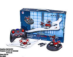 Квадрокоптер AIR GENIUS 3в1 на радіокеруванні, зі світлом, акумулятор. код L6082