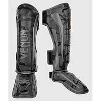 Защита ног Venum Elite Shin Guards Black/Dark camo M