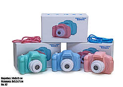 Фото- і відео-камера. Дитячий цифровий фотоапарат X2
