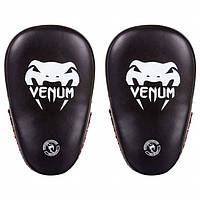 Пады Venum Elite Small Kick Pads Black/Red