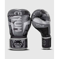 Перчатки Venum Elite Boxing Gloves Black/Dark camo 10 ун