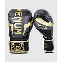 Перчатки Venum Elite Boxing Gloves Dark camo/Gold 14 ун