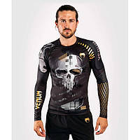 Рашгард с длинным рукавом Venum Skull Rashguard Long sleeves Black M