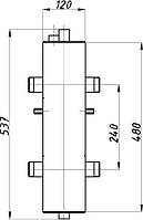 Гидрострелка Termojet ГС-27 1-1/2" НР (84040027)