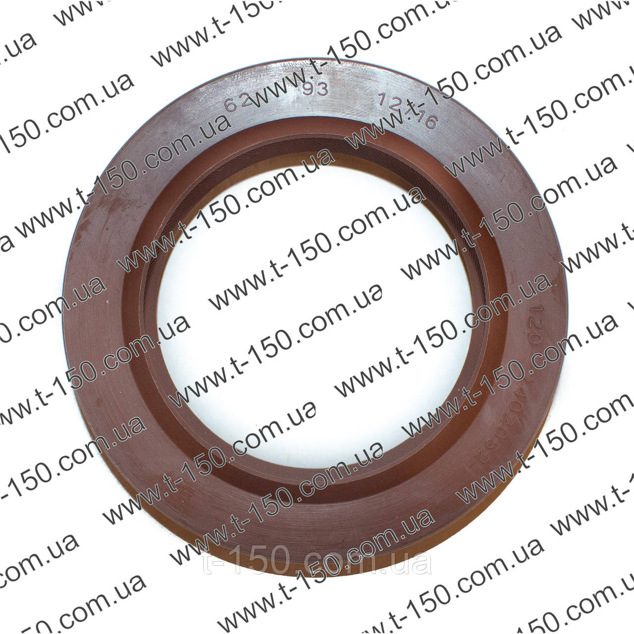 Манжета армована (сальник) колінвалу передня ЗІЛ-130 2.2-62х93-12/16, 120-2402052, силікон, фото 1