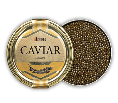 Ікра чорна Lemberg Störkaviar Amur Royal Aquakultur аквакультура 250 г - фото 1 - id-p1299734775