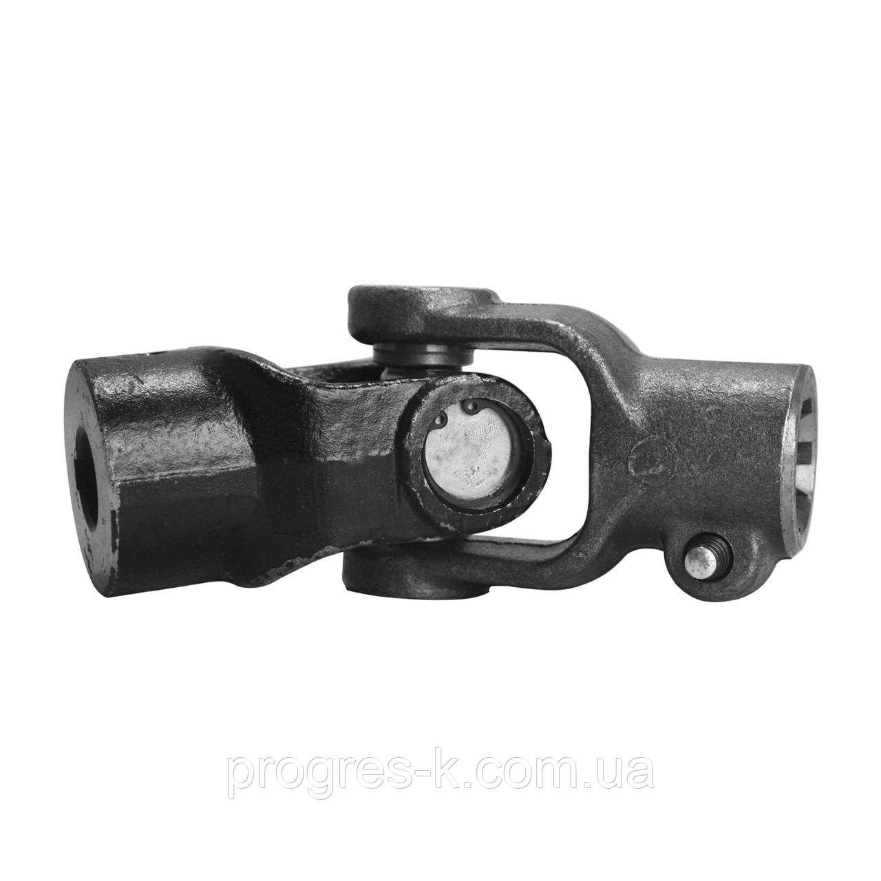 Карданний шарнір 160.KG (Хрестовина 28,06х73 вилка 6 шлицов + виделка шпонка Ø25)