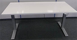 Suspa ELS-3 SMART (Білий) - Офісний стіл класу люкс для роботи сидячи-стоячи з функцією Розумний дім