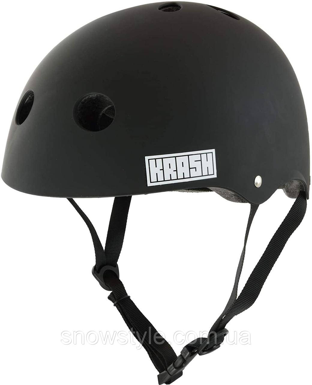 Шолом дитячий із вбудованими динаміками Krash Bluetooth Speaker Multisport Helmet Youth 8+ (54-58cm) Black, фото 1