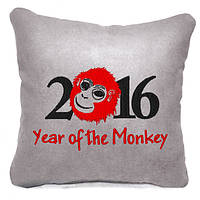 Новогодняя подушка 2016 "Year of the Monkey" 03