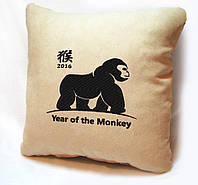 Новогодняя подушка 2016г "Year of the Monkey" 12