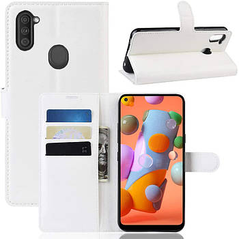 Чохол-книжка Litchie Wallet для Samsung Galaxy A11 A115 White