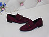 Балетки жіночі бордові замшеві 36р, фото 5