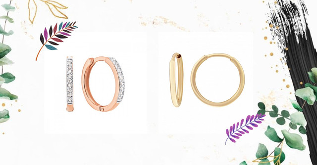 Серьги-кольца застежка - фото