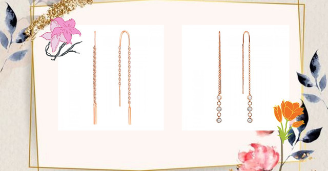 Тип застежки: серьги цепочки - фото