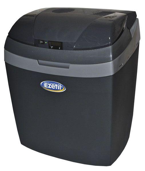 Автохолодильник Ezetil E-3000 12v/24/230v AES/LCD SSBF на 25 л пластик темно-сірий 38х28х49 см (Time Eco TM)