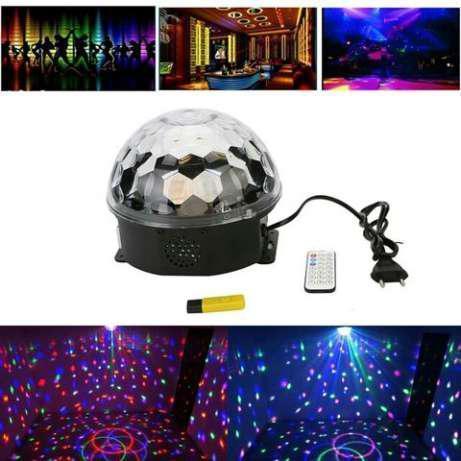 Светодиодный диско шар Music Ball M6 с bluetooth, светомузыка, нажимай - фото 1 - id-p1236601186