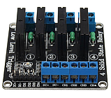 Модуль 4 твердотільних реле 5 В Low level (220 В 2 А), фото 4