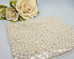 Перли Молочні штучні. 10 мм. Вага 100 грамів — 200 шт.