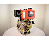 Двигун 178 F на мотоблок Зубр (Zubr) НТ 105 - 6 к. с ручний стартер, фото 4