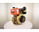 Двигун 178 F на мотоблок Зубр (Zubr) НТ 105 - 6 к. с ручний стартер, фото 3