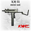 Пневматичний пістолет KWC Mini Uzi KM-55 HN Міні Узі та додаткова обойма, фото 3