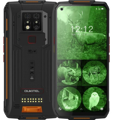 Смартфон Oukitel WP7 6/128 GB Orange, 48+8+2/16 Мп, 6,53" IPS, 2SIM, IP68, 4G, 8000 мА, Helio P90