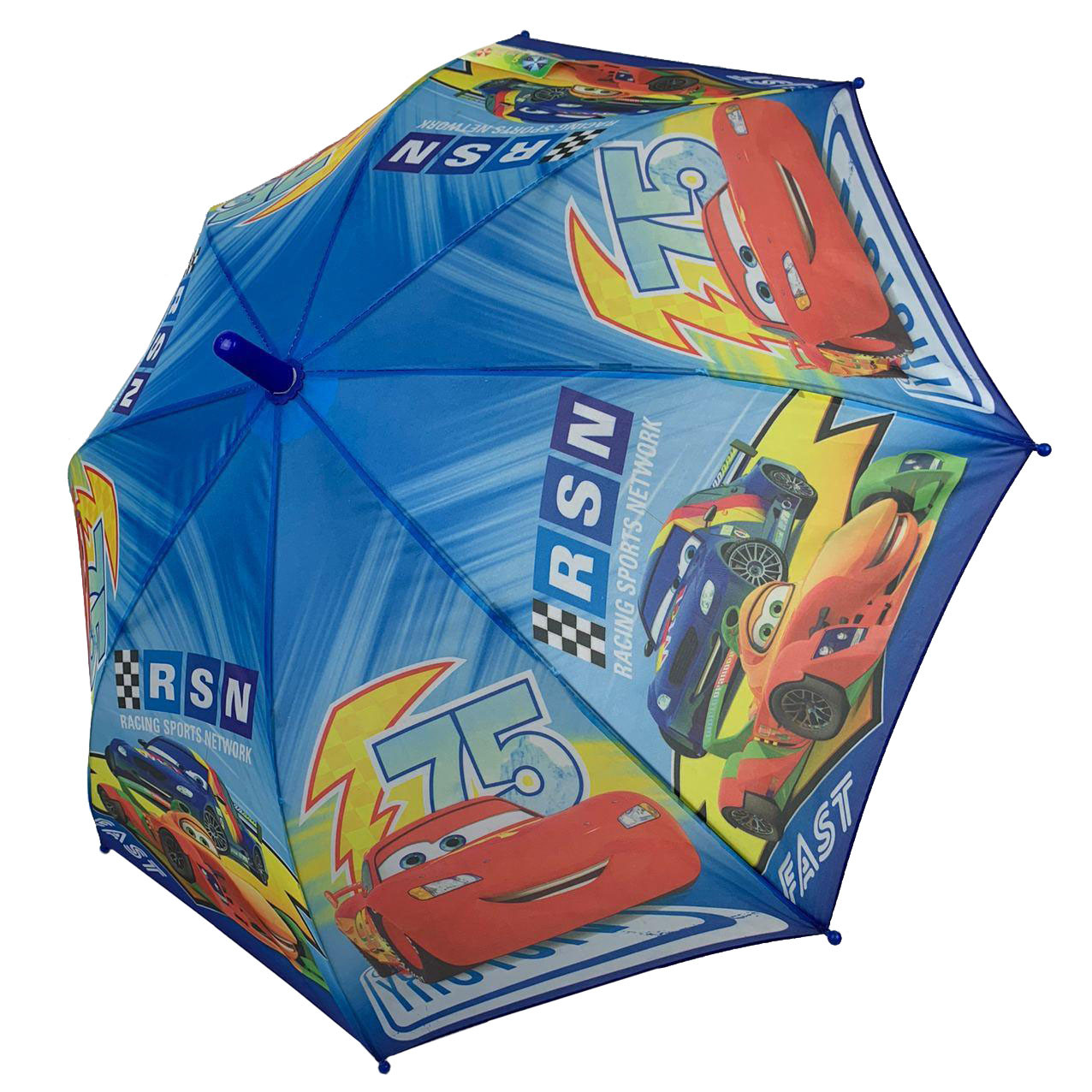 Дитяча парасоля-тростина "Тачки" для хлопчика від Paolo Rossi, різнокольорова, 0008-7