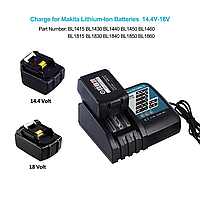 Устройство для быстрой зарядки аккумуляторов Makita DC18RC LXT / CXT 195584-2 BL1415, BL1815, BL1430, BL1830